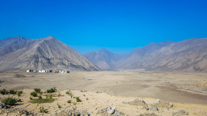 paysage entre Lima et Huaraz