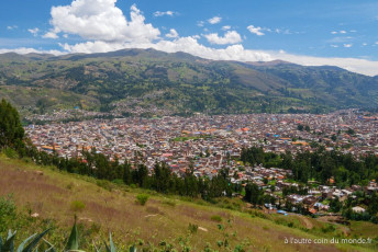 Huaraz vue de haut