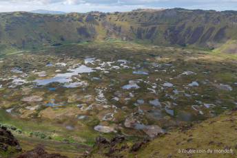 le cratère du volcan Rano Kau