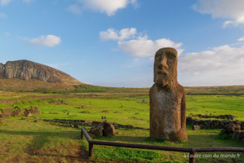 lever de soleil sur le site de Tongariki