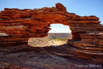 La célèbre Nature's window, avec vue sur le canyon de Kalbarri national park